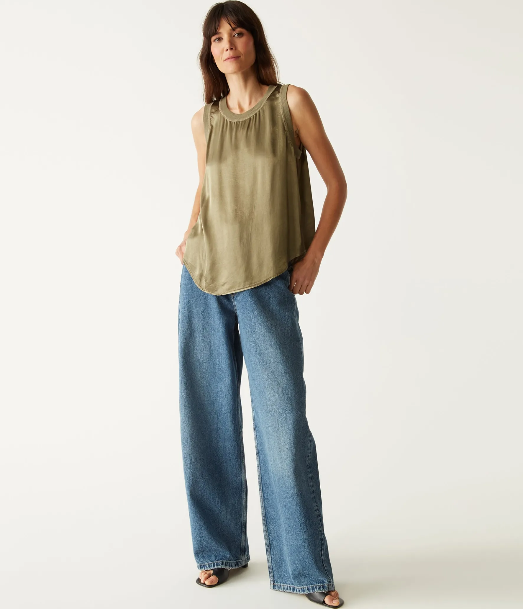 Shay Satin Tank