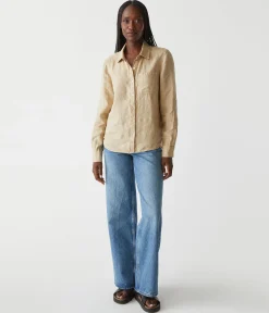 Spencer Linen Button Down Top