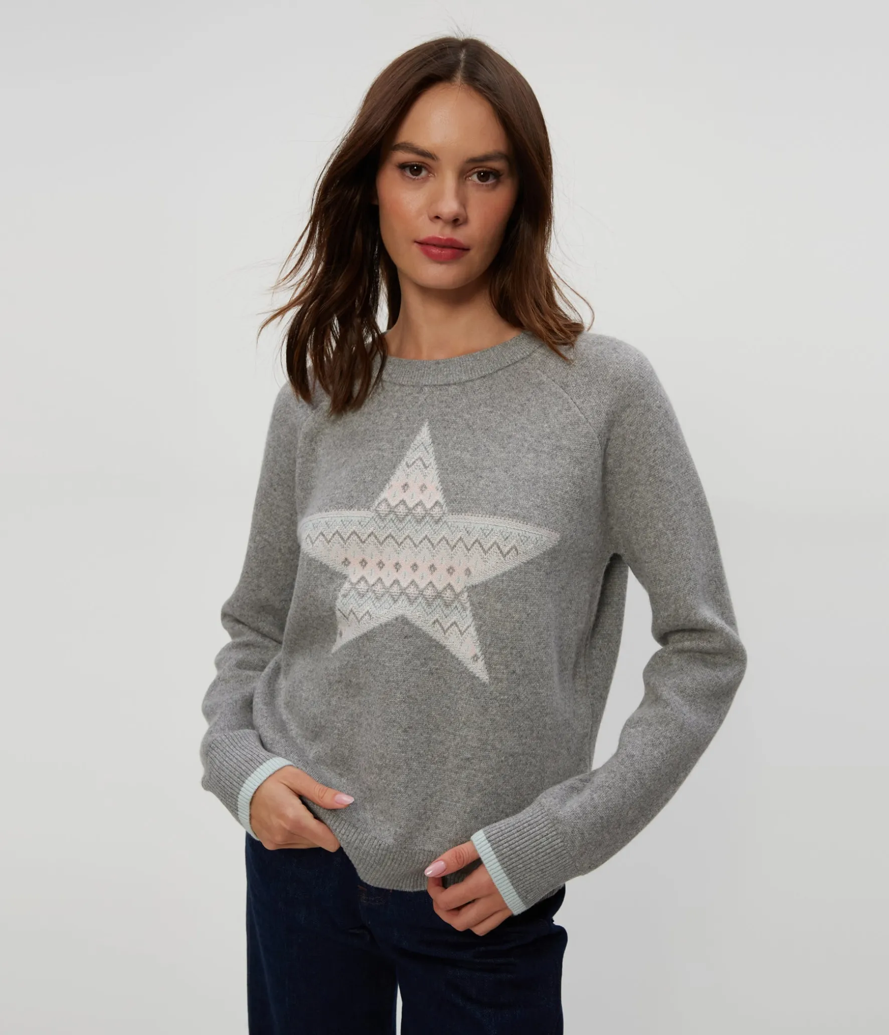Star Jacquard Sweater