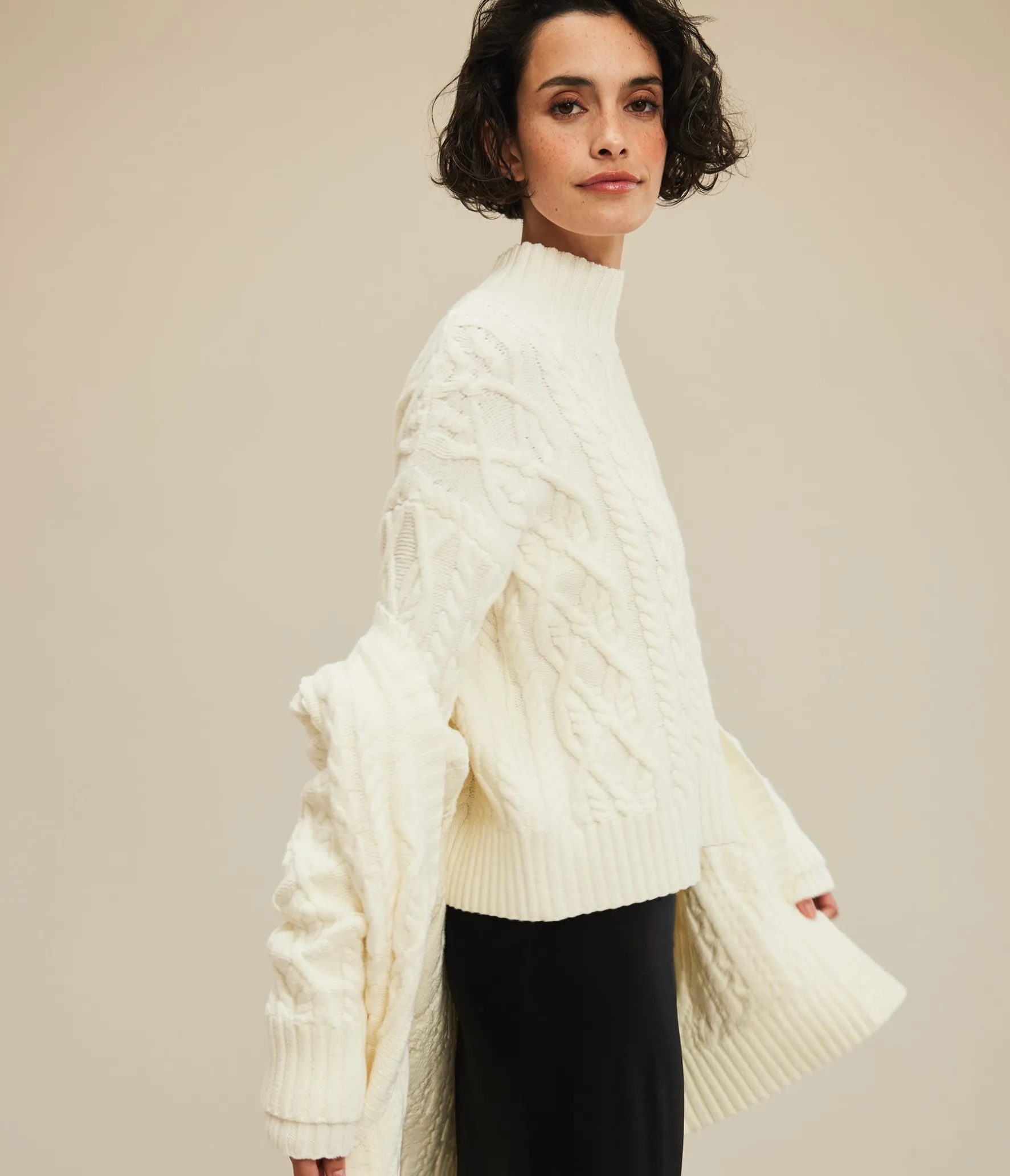 Suki Cable Knit Sweater