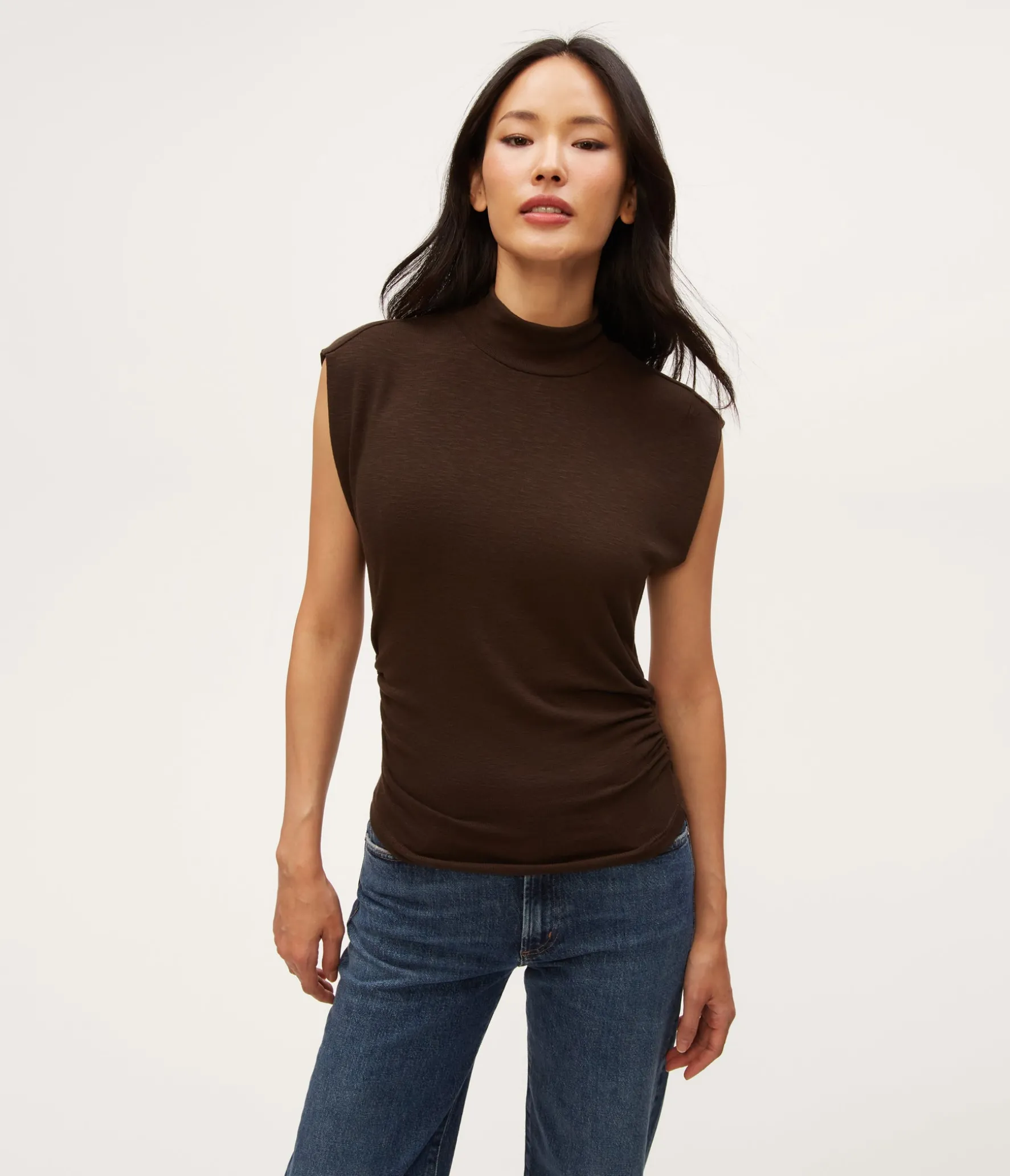 Tina Mock Neck Top
