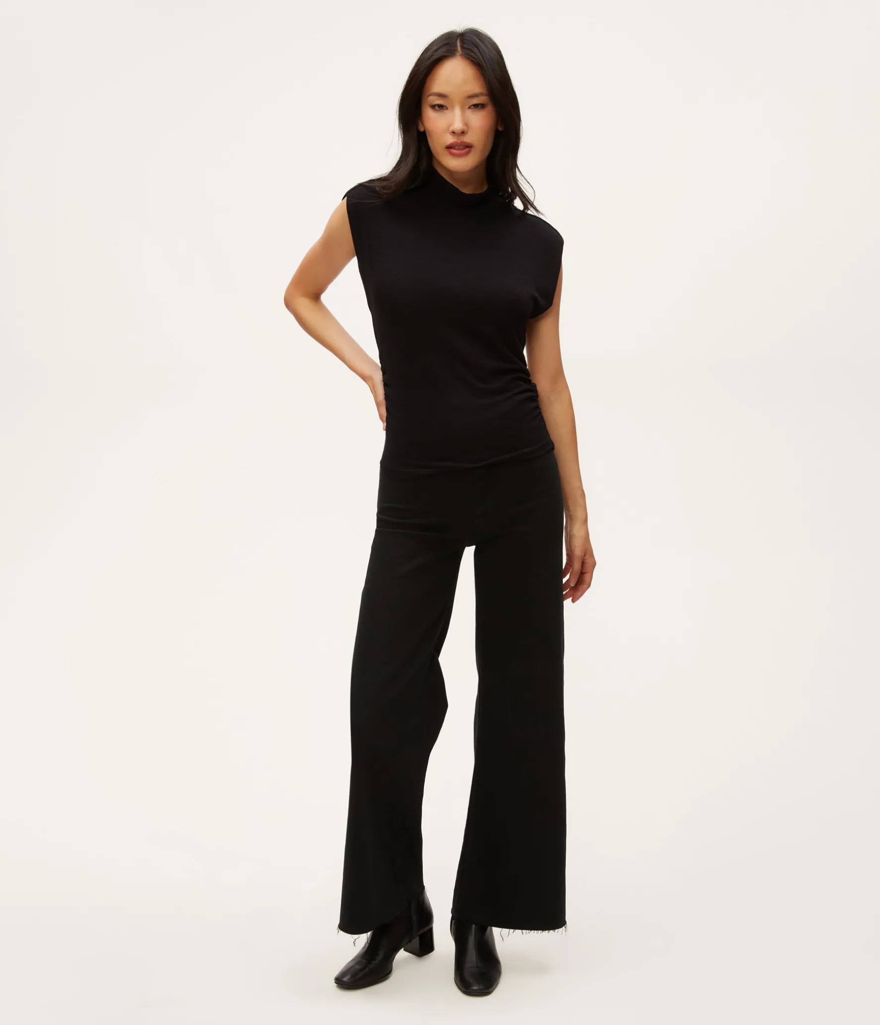 Tina Mock Neck Top