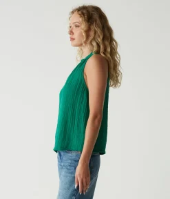 Viola Gauze Tank