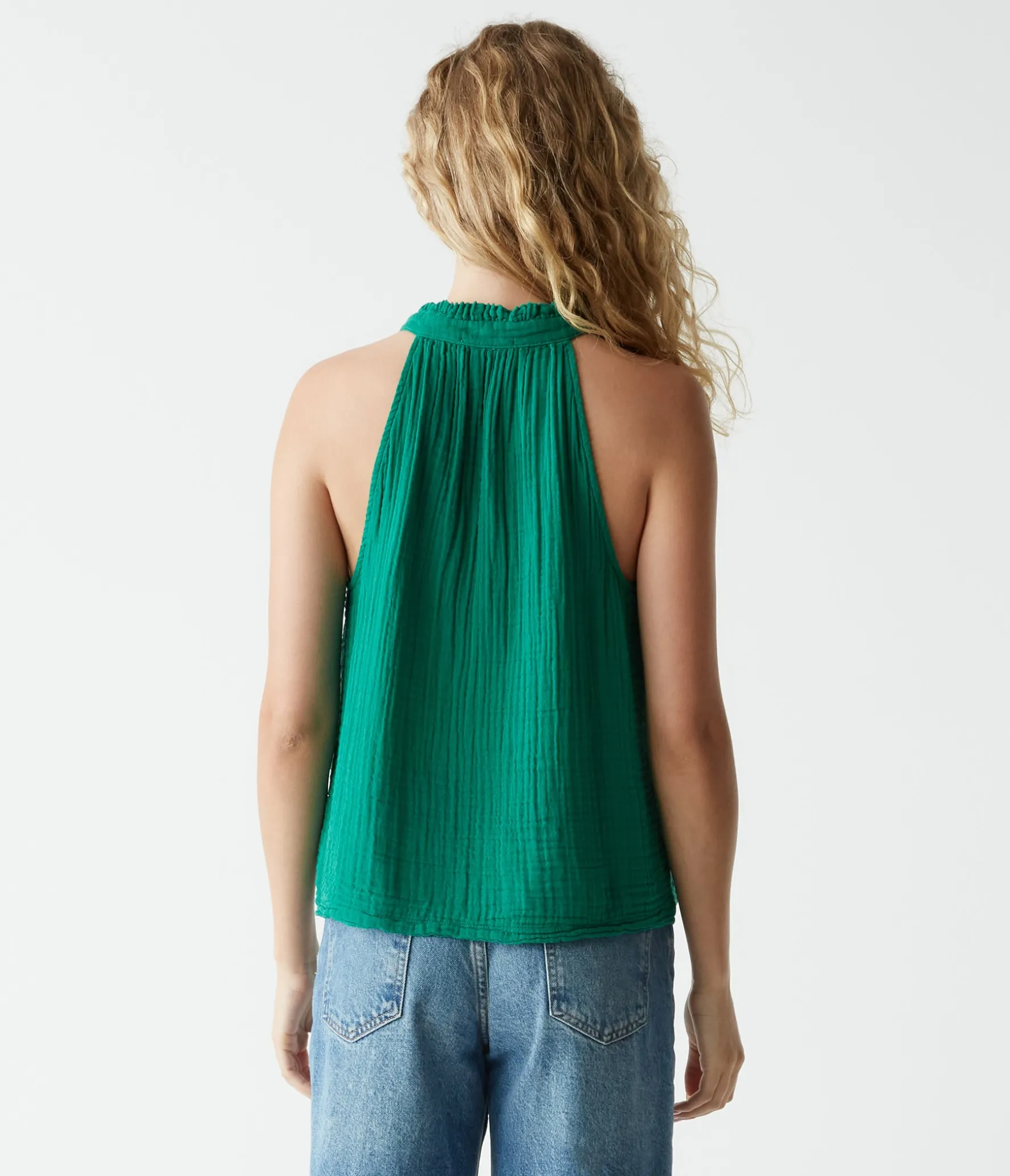 Viola Gauze Tank
