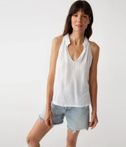 Viola Gauze Tank