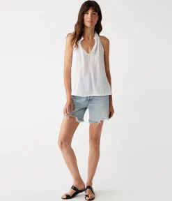 Viola Gauze Tank