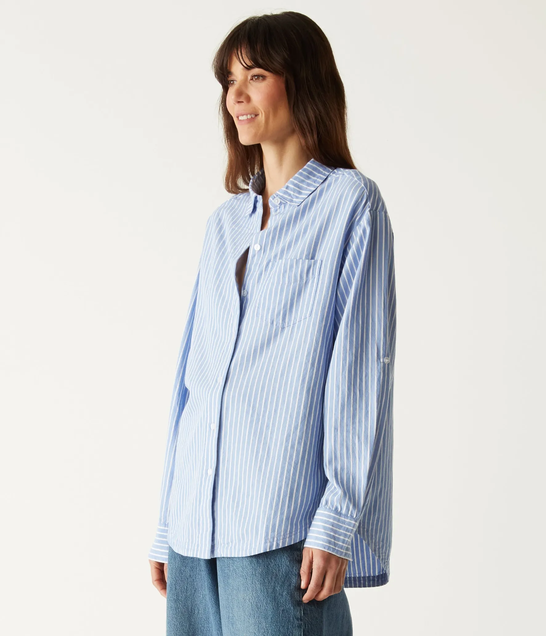Wendy Oversized Striped Shirt