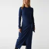 Yessenia Faux Wrap Midi Dress