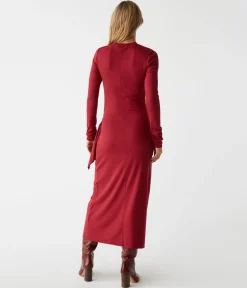 Yessenia Faux Wrap Midi Dress