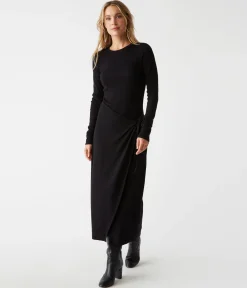 Yessenia Faux Wrap Midi Dress
