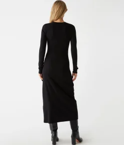 Yessenia Faux Wrap Midi Dress